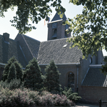 800204 Gezicht op de N.H. Michaëlskerk (Rijksstraatweg 78) te Leersum.